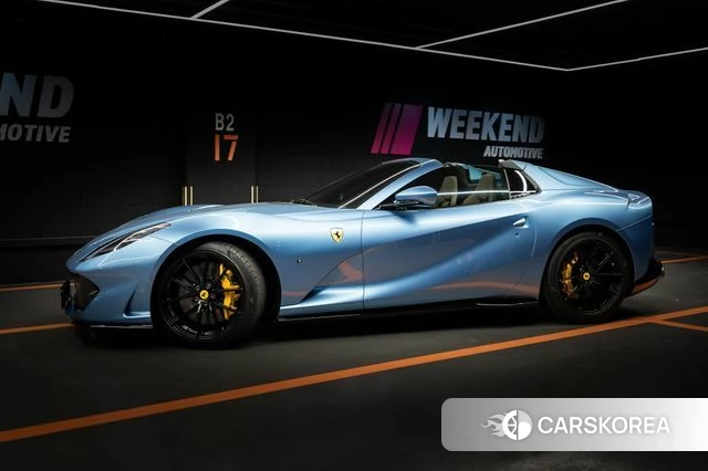 Ferrari 812 GTS 2020 Небесно-голубой из Кореи, фото 4
