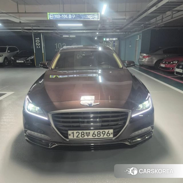 Genesis G80 2018 Коричневый из Кореи, фото 3