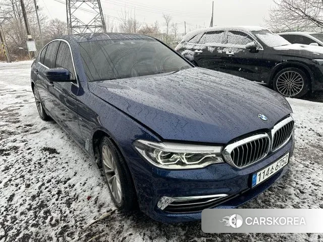 BMW 5 Series (G30) 2018 Синий из Кореи, фото 6