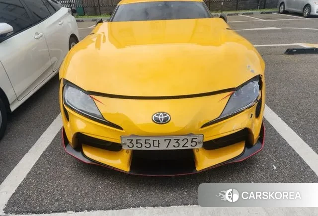Toyota Supra 5th Generation 2021 Желтый из Кореи, фото 3
