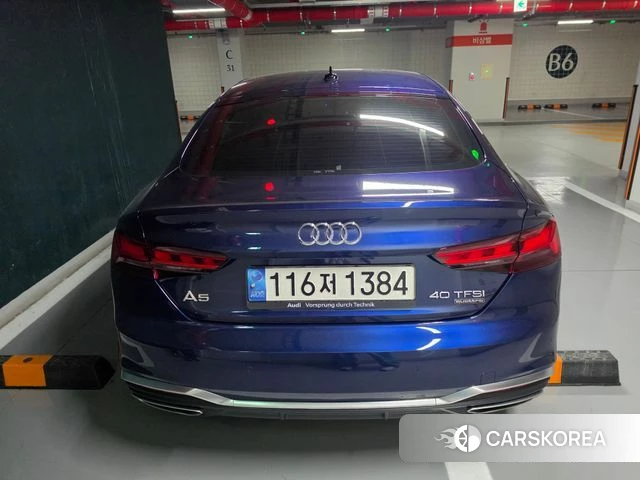 Audi A5 (F5) 2021 Синий из Кореи, фото 3