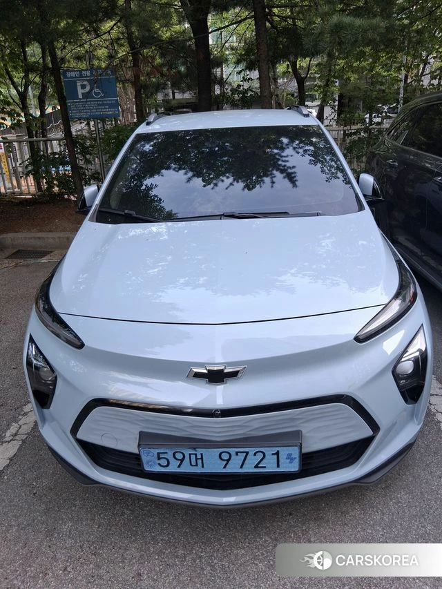 Chevrolet (GM Daewoo) Bolt EUV 2022 Небесно-голубой из Кореи, фото 3