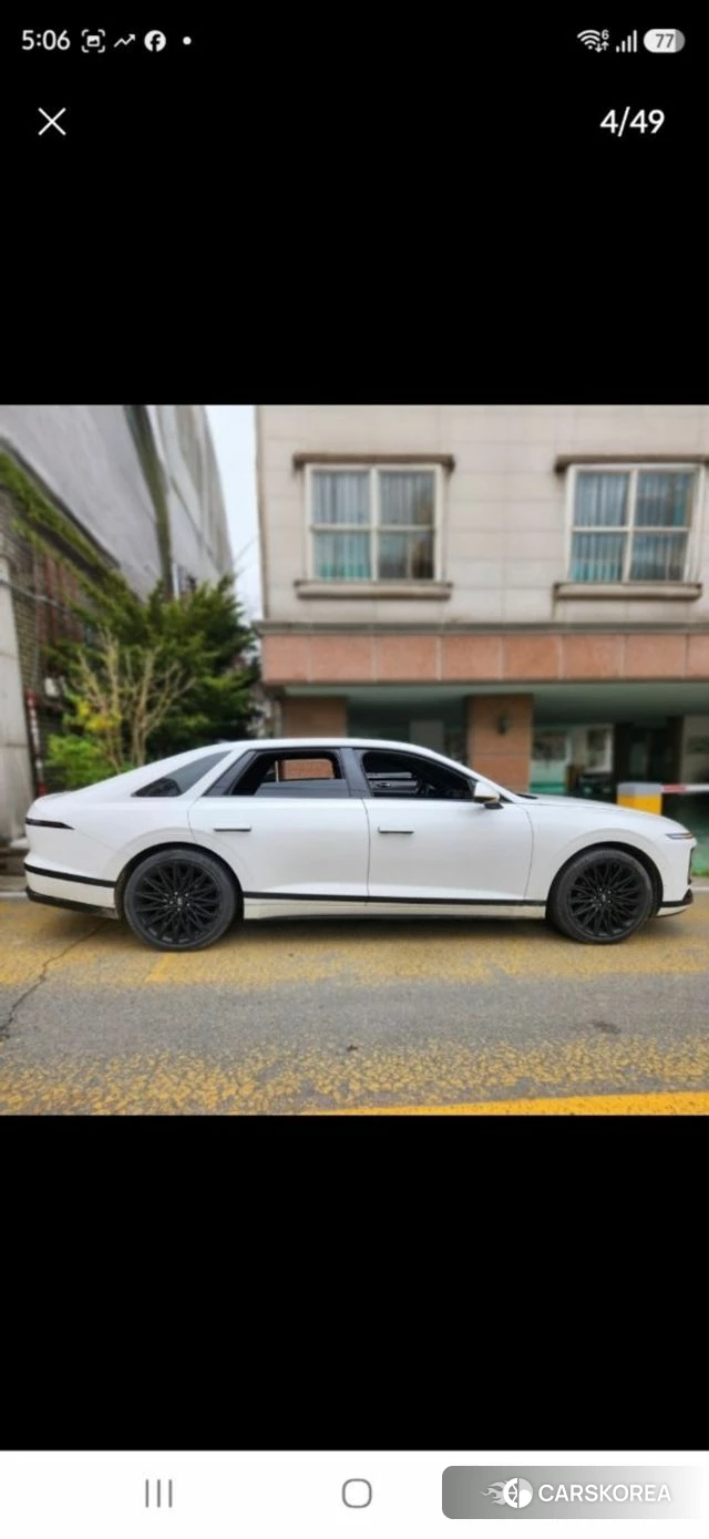 Hyundai Grandeur Hybrid (GN7) 2023 Белый из Кореи, фото 3