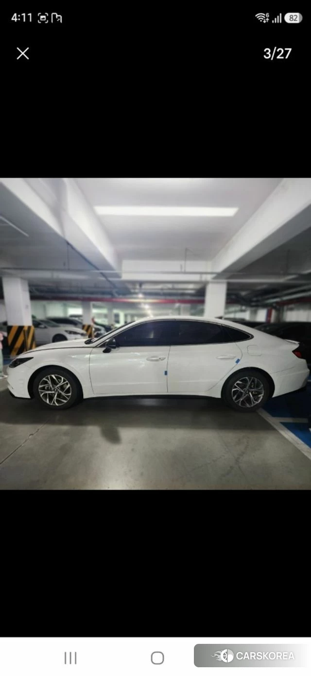 Hyundai Sonata (DN8) 2022 Белый из Кореи, фото 3