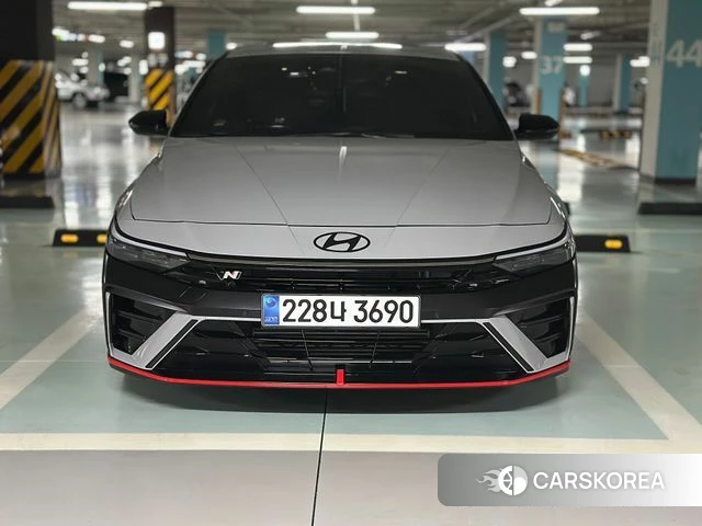 Hyundai The New Avante (CN7) 2024 Серебристо-серый из Кореи, фото 6