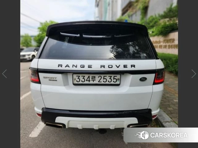 Land Rover Range Rover Sport 2nd Generation 2019 Белый из Кореи, фото 3