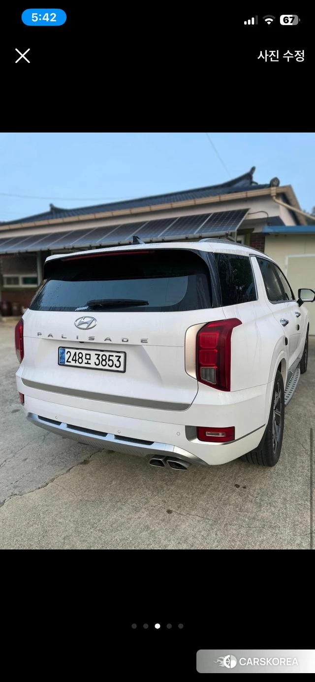 Hyundai Palisade 2020 Белый из Кореи, фото 3