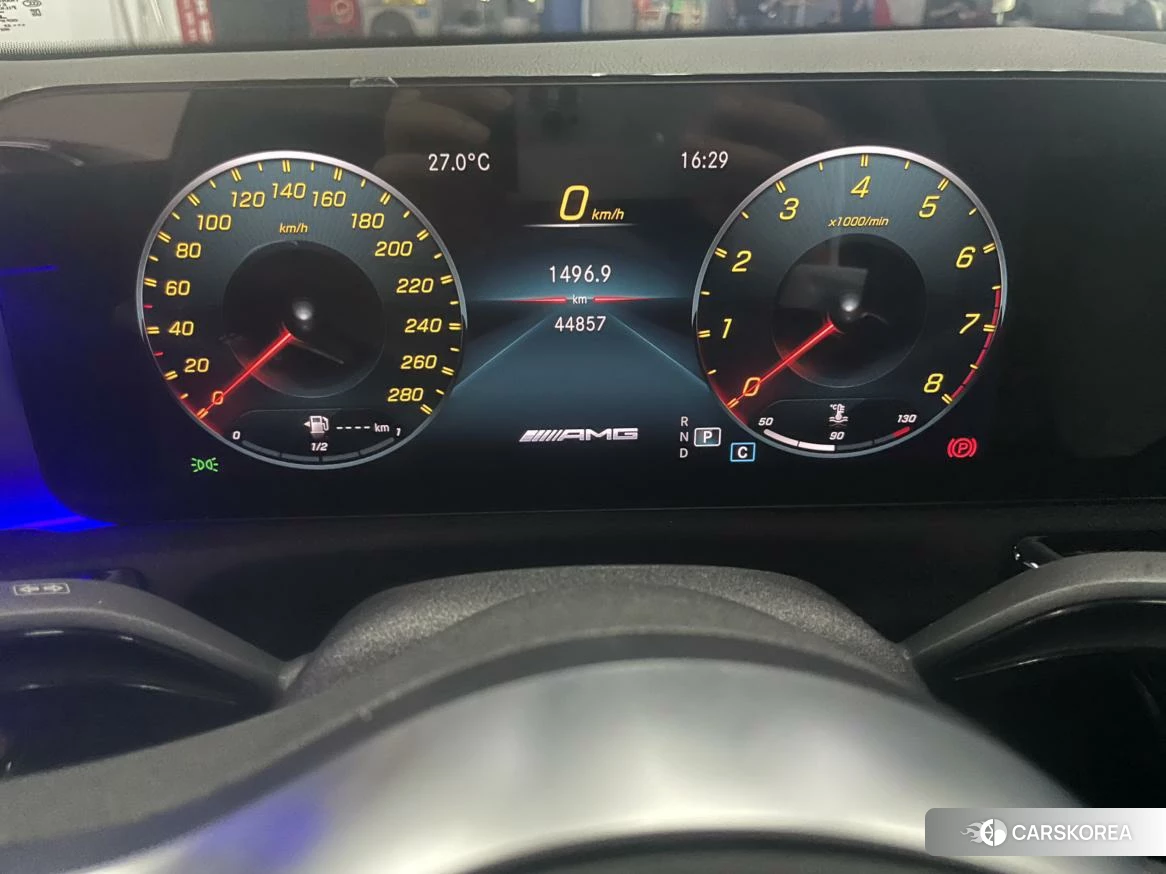 Mercedes-Benz Class A AMG (imported) 2021 Серебристо-серый из Китая, фото 3