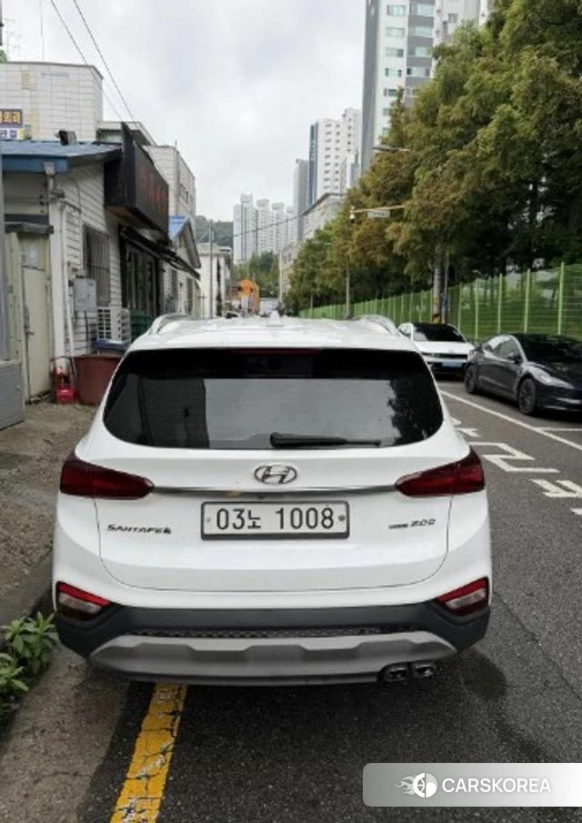 Hyundai Santa Fe TM 2018 Белый из Кореи, фото 3