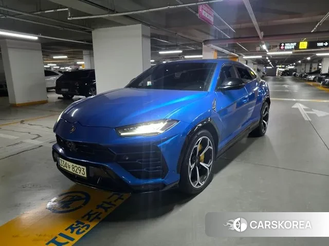 Lamborghini Urus 2021 Синий из Кореи, фото 3