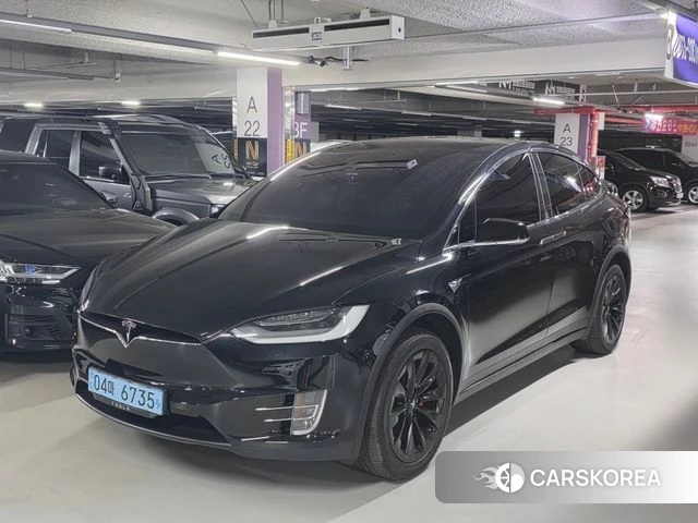 Tesla Model X 2018 Черный двухцветный из Кореи, фото 4