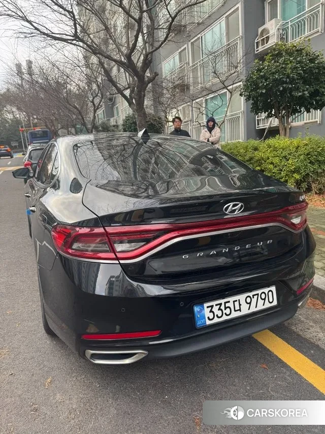 Hyundai Grandeur IG Hybrid 2019 Черный из Кореи, фото 3