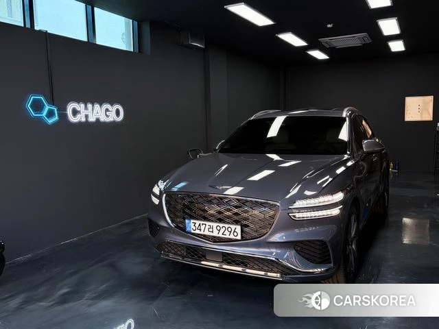 Genesis GV70 2024 Синий из Кореи, фото 3