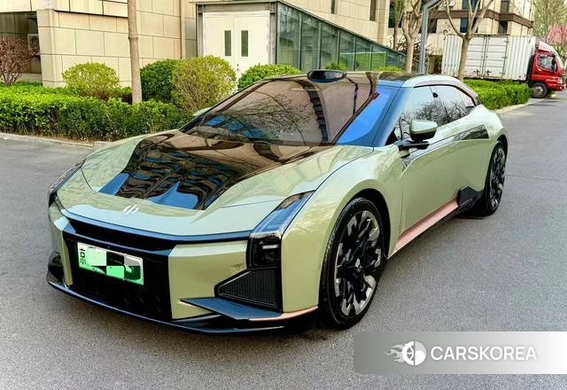 Gao He HiPhi Z 2022 Зеленый из Китая, фото 3