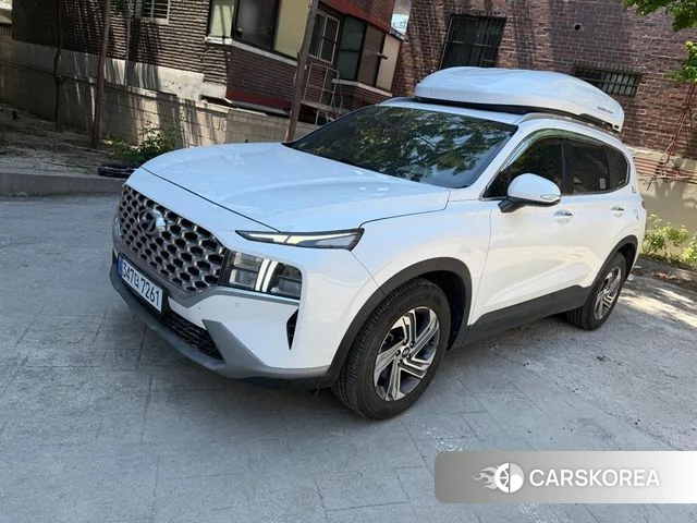 Hyundai The New Santa Fe 2021 Белый из Кореи, фото 4
