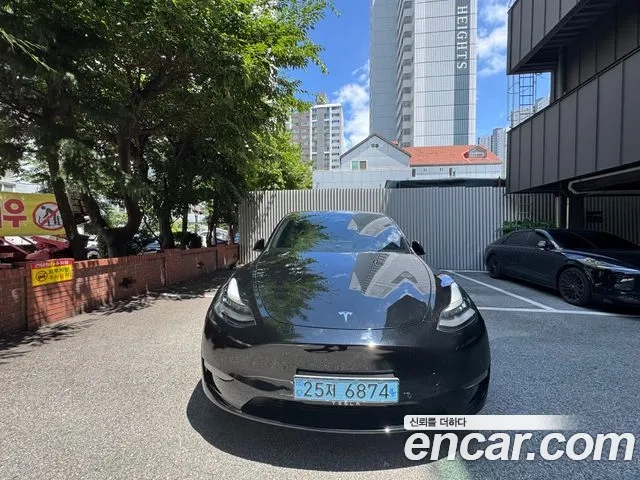 Tesla Model Y 2021 Черный из Кореи, фото 5