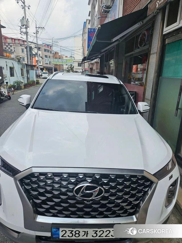 Hyundai Palisade 2021 Белый из Кореи, фото 3
