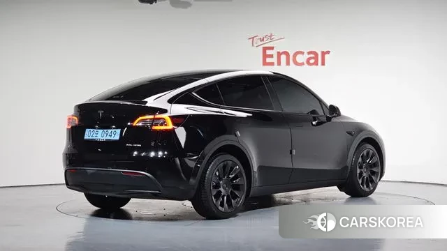 Tesla Model Y 2022 Черный из Кореи, фото 3