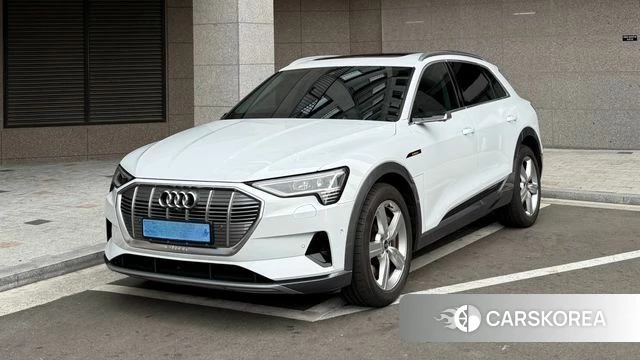 Audi e-Tron 2021 Белый из Кореи, фото 3