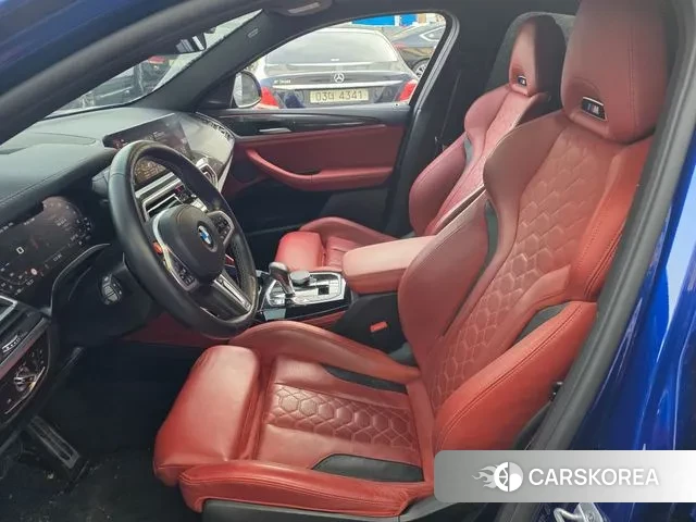 BMW X4M (G02) 2024 Синий из Кореи, фото 3