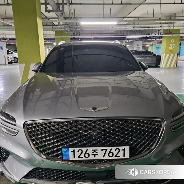 Genesis GV70 2023 Серебристо-серый из Кореи, фото 4