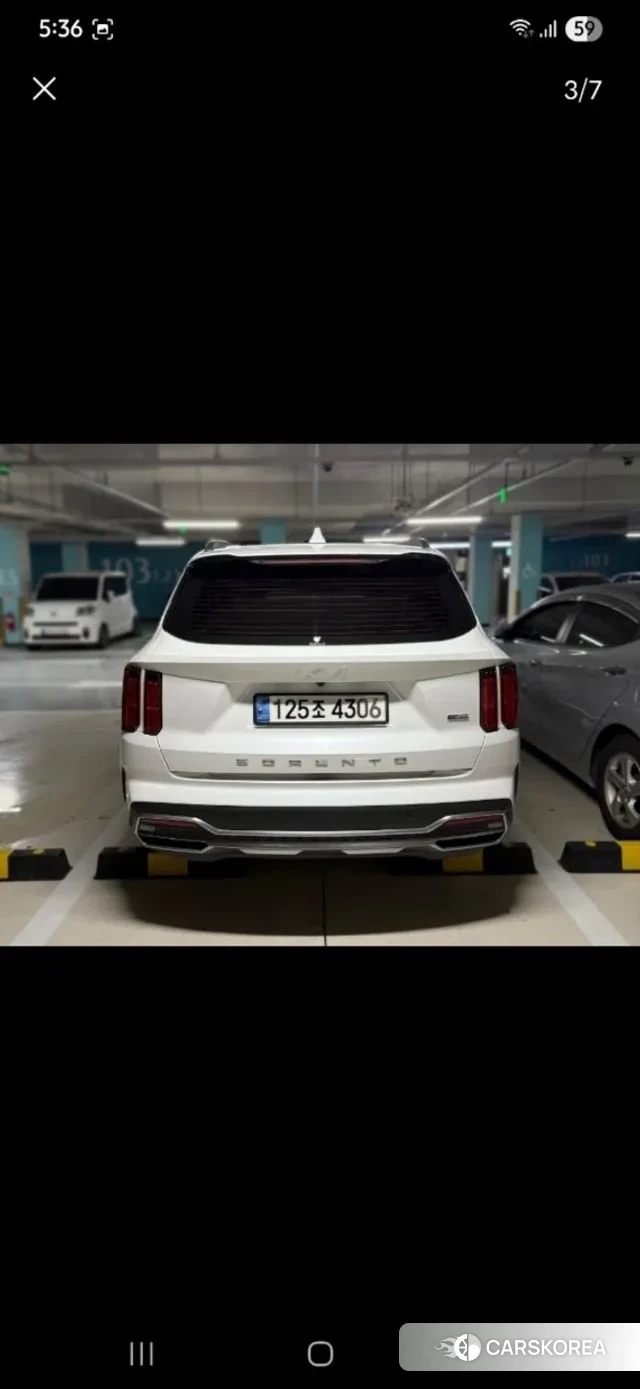 Kia Sorento 4th Generation 2021 Белый из Кореи, фото 3