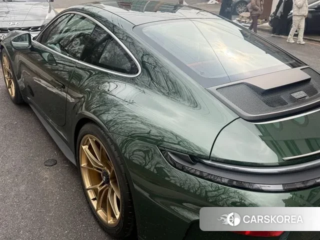 Porsche 911(992) 2022 Темно-зеленый из Кореи, фото 3