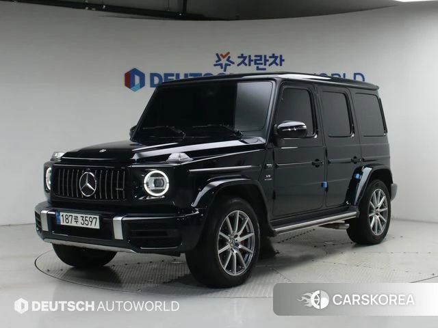 Mercedes-Benz G-Class W463b 2021 Темно-зеленый из Кореи, фото 3