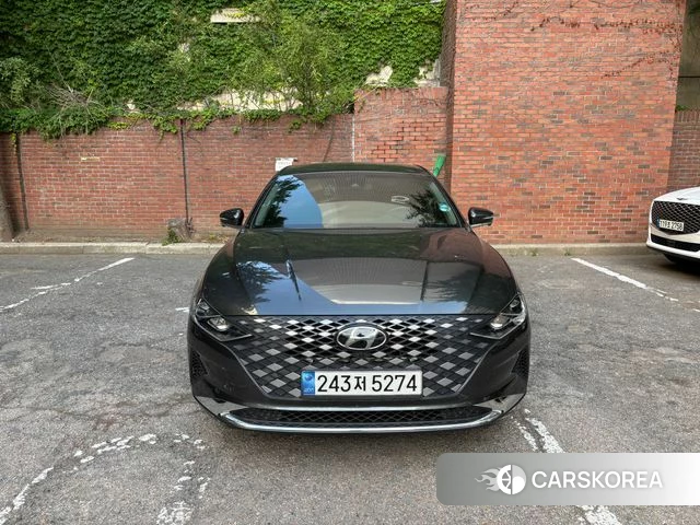 Hyundai The New Grandeur IG Hybrid 2021 Серый из Кореи, фото 3