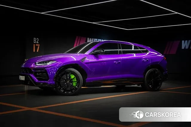 Lamborghini Urus 2022 Фиолетовый из Кореи, фото 4