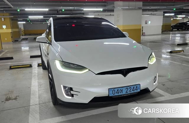 Tesla Model X 2019 Белый из Кореи, фото 3