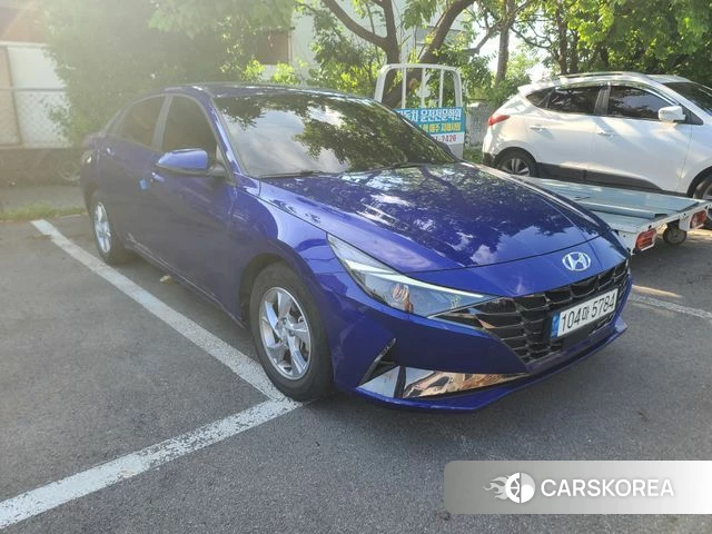 Hyundai Avante (CN7) 2021 Синий из Кореи, фото 3