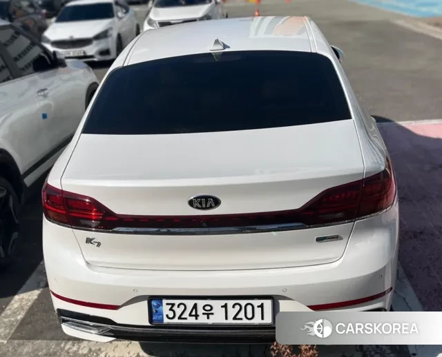 Kia K7 Premier Hybrid 2021 Белый из Кореи, фото 3
