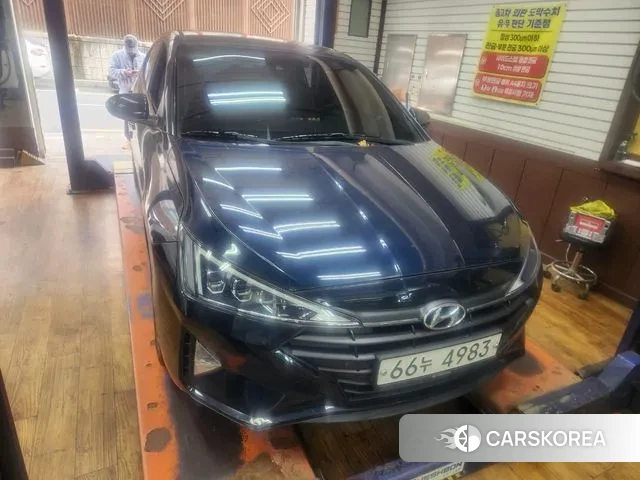 Hyundai The New Avante AD 2019 Синий из Кореи, фото 3