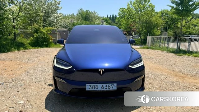 Tesla Model X 2023 Синий из Кореи, фото 3