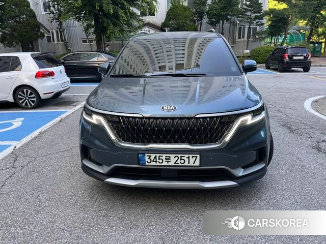 Kia Carnival 4th generation 2021 Синий нефрит из Кореи, фото 3