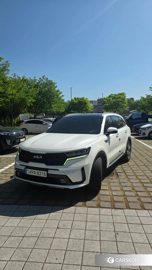 Kia The New Sorento 4th Generation 2022 Белый из Кореи, фото 3