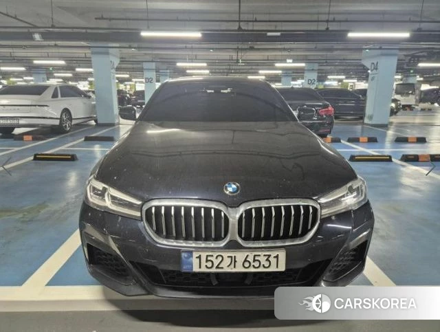 BMW 5 Series (G30) 2022 Черный из Кореи, фото 3