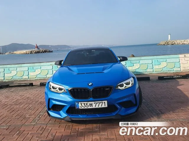 BMW M2 (F87) 2020 Синий из Кореи, фото 3