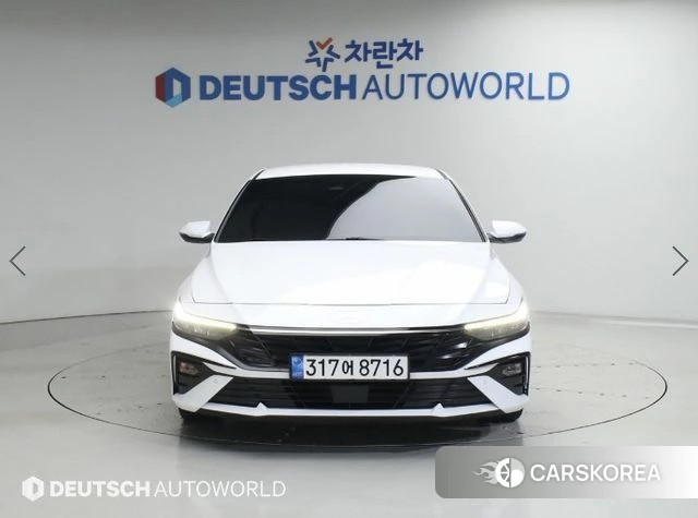 Hyundai The New Avante (CN7) 2023 Белый из Кореи, фото 6