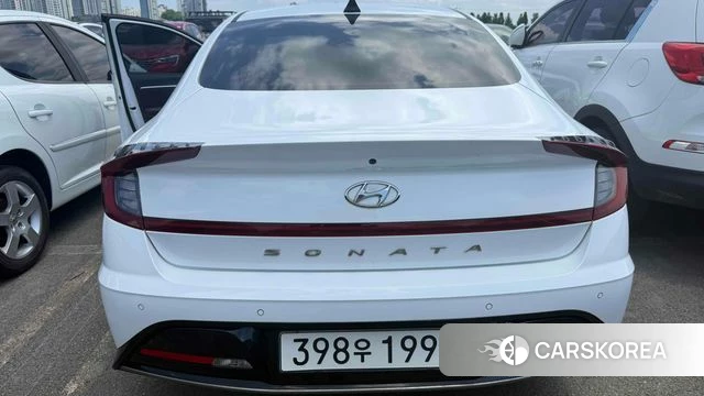 Hyundai Sonata (DN8) 2022 Белый из Кореи, фото 3