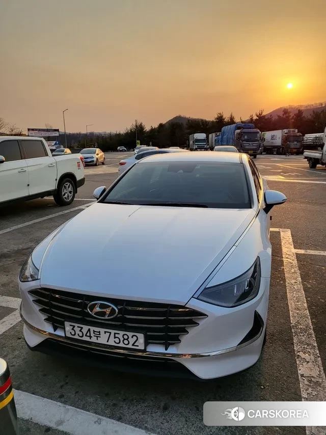 Hyundai Sonata (DN8) 2019 Белый из Кореи, фото 3