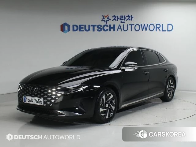 Hyundai The New Grandeur IG Hybrid 2022 Черный из Кореи, фото 4