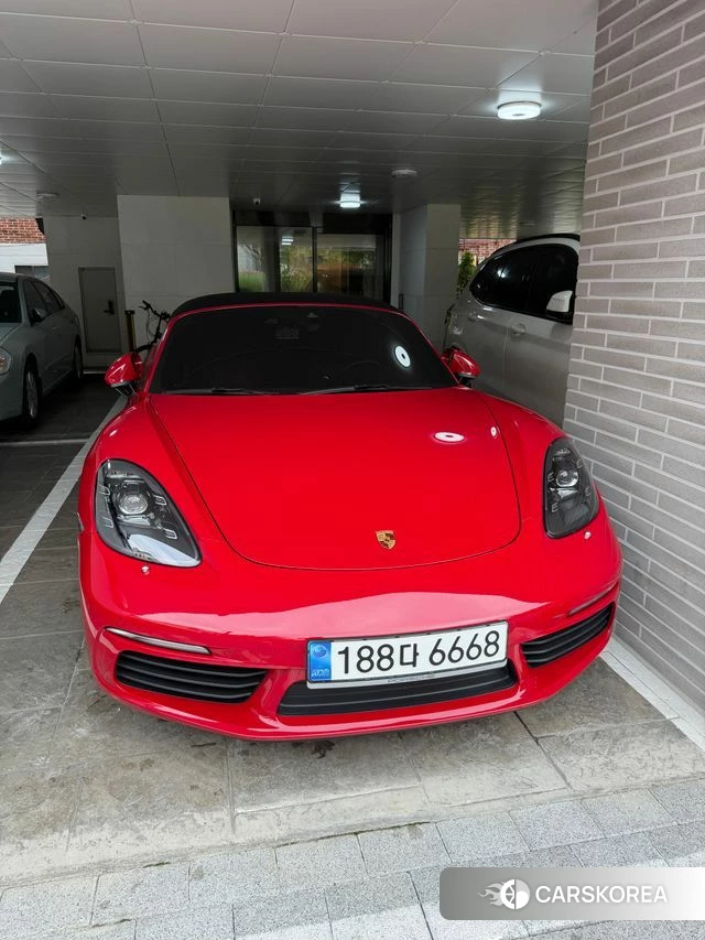 Porsche 718 Boxster 2022 Красный из Кореи, фото 6