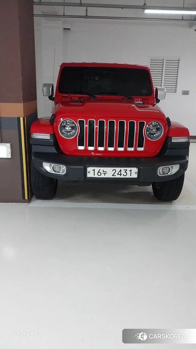 Jeep Wrangler (JL) 2019 Красный из Кореи, фото 3