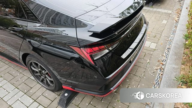 Hyundai The New Avante (CN7) 2023 Черный из Кореи, фото 5