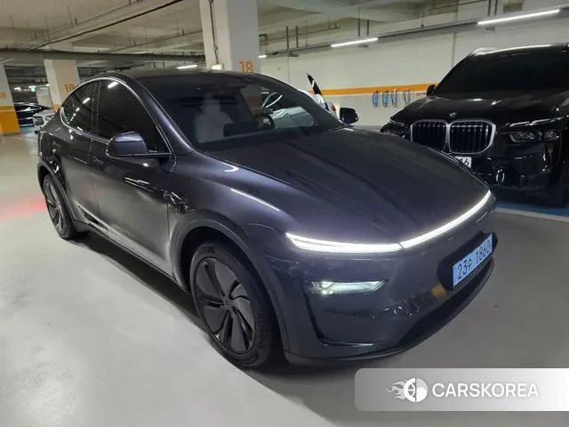 Tesla Model Y 2025 Серый из Кореи, фото 4