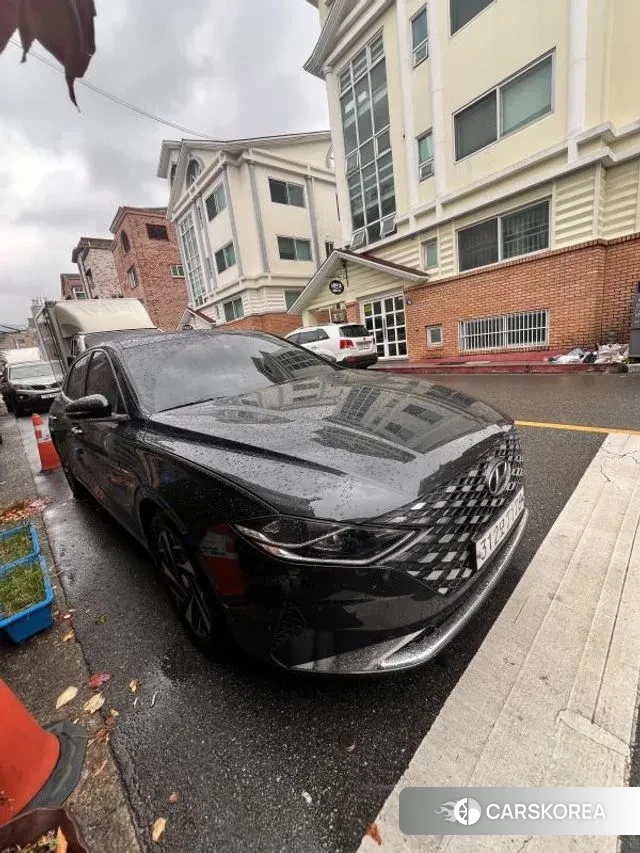 Hyundai The New Grandeur IG Hybrid 2020 Черный из Кореи, фото 4