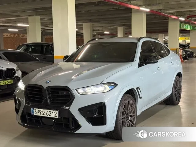 BMW X6M (G06) 2024 Серебристо-серый из Кореи, фото 5