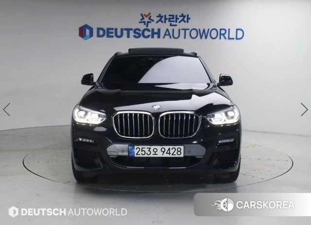BMW X4 (G02) 2021 Черный из Кореи, фото 3